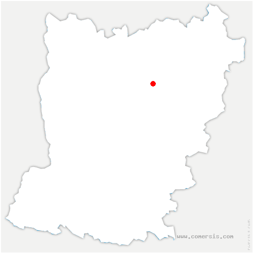 carte de localisation de Briosne-lès-Sables