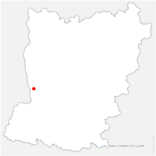 carte de localisation de la Brûlatte