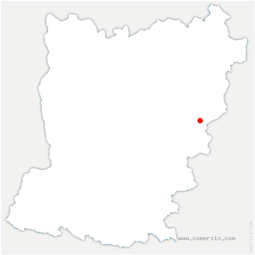 carte de localisation de Bubertré