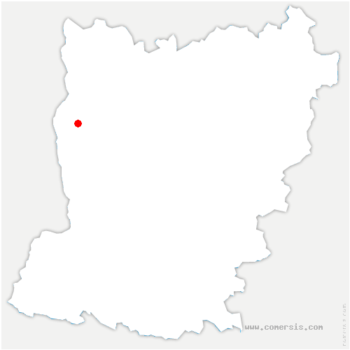 carte de localisation de Candé