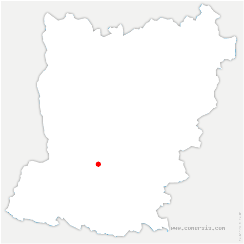 carte de localisation de Cérans-Foulletourte