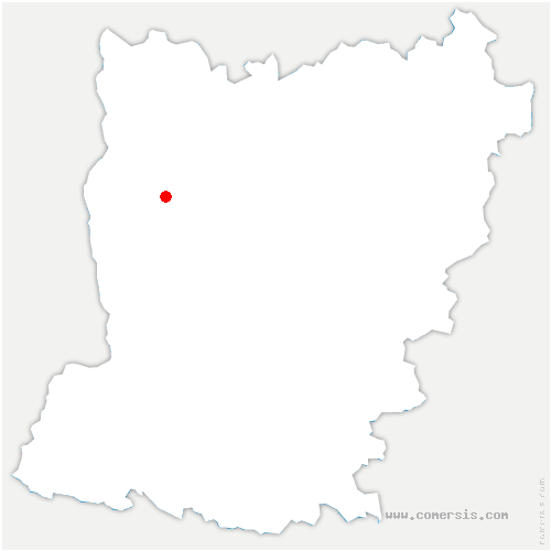 carte de localisation de Chailland