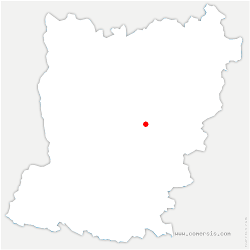 carte de localisation de Champagné