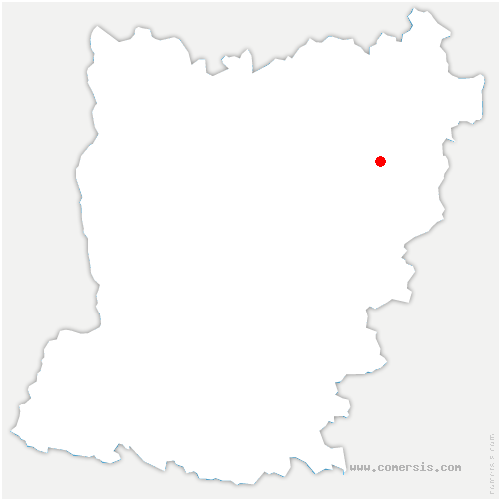 carte de localisation de Champgenéteux