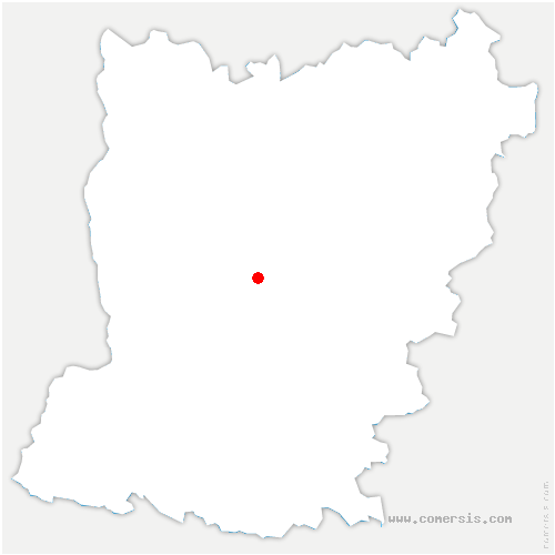 carte de localisation de la Chapelle-Saint-Aubin
