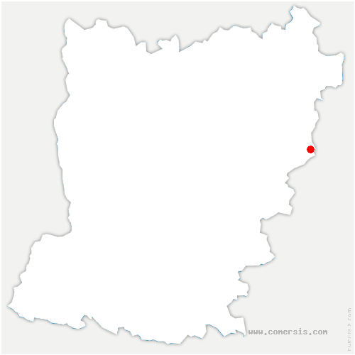 carte de localisation de Charencey