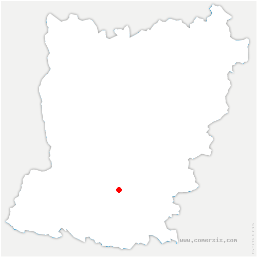 carte de localisation de Château-l'Hermitage