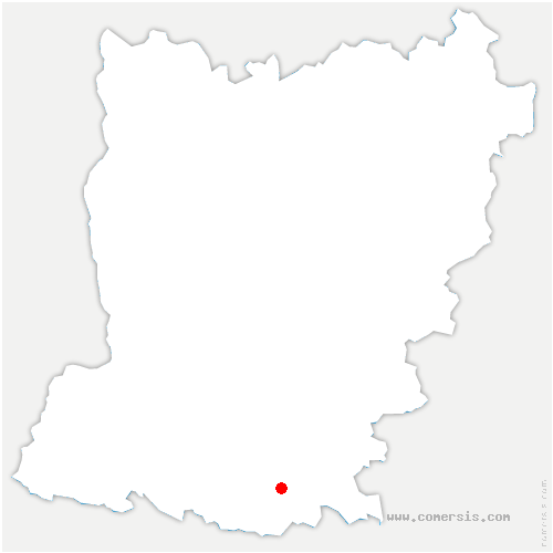 carte de localisation de Châtelain