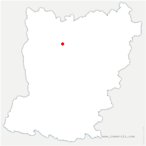 carte de localisation de Châtillon-sur-Colmont