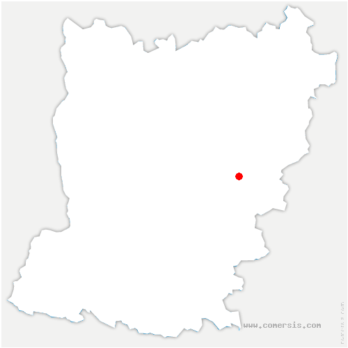 carte de localisation de Châtres-la-Forêt