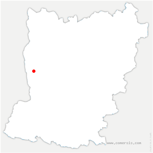 carte de localisation de Chemiré-en-Charnie
