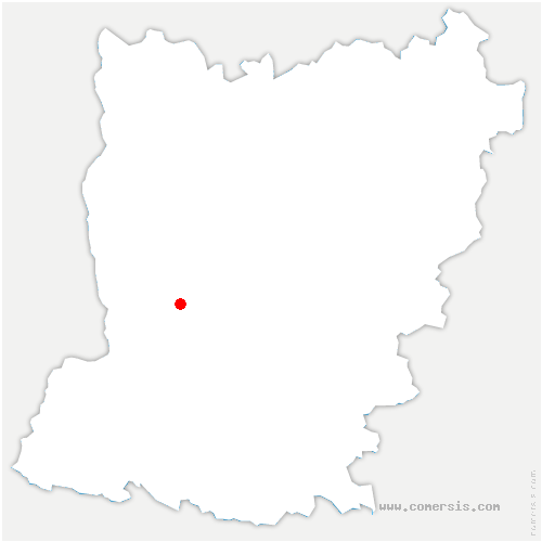 carte de localisation de Chemiré-le-Gaudin