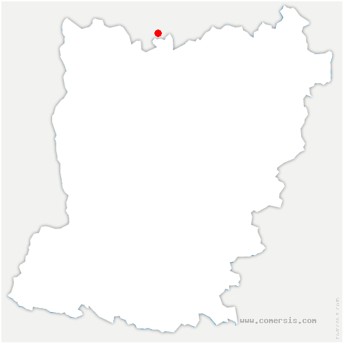 carte de localisation du Chevain