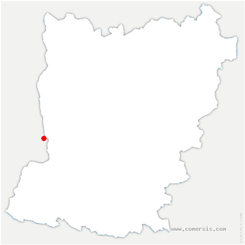 carte de localisation de Chevillé