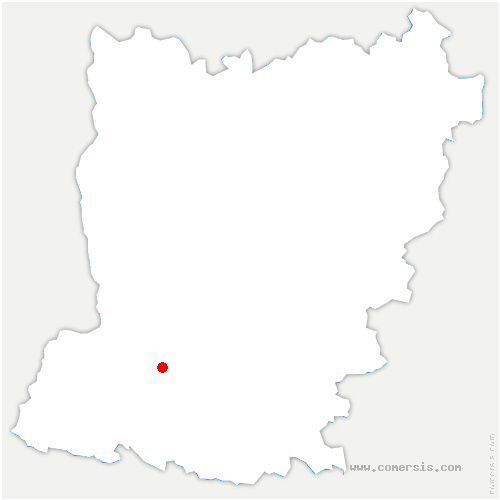 carte de localisation de Cosmes
