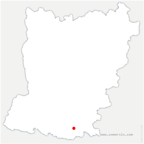 carte de localisation de Coudray