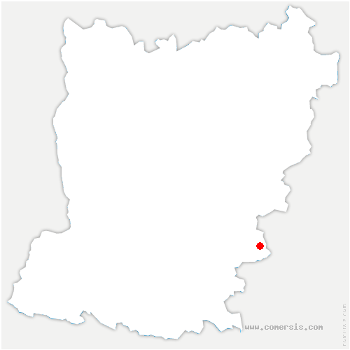 carte de localisation de Courdemanche