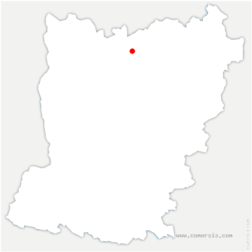 carte de localisation de Courgains