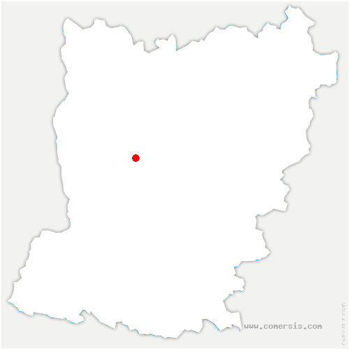 carte de localisation de Degré