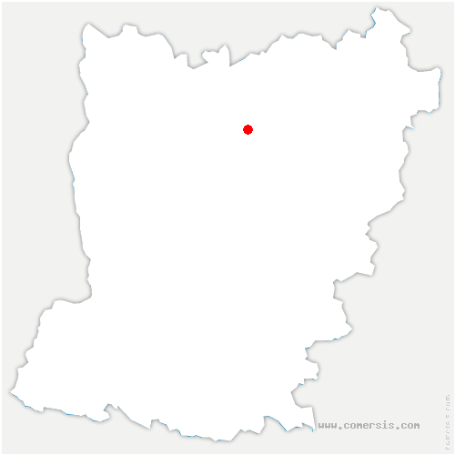carte de localisation de Dissé-sous-Ballon