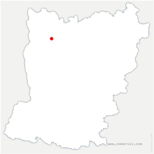 carte de localisation de Douillet