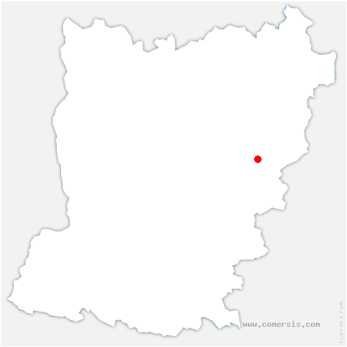 carte de localisation de Duneau