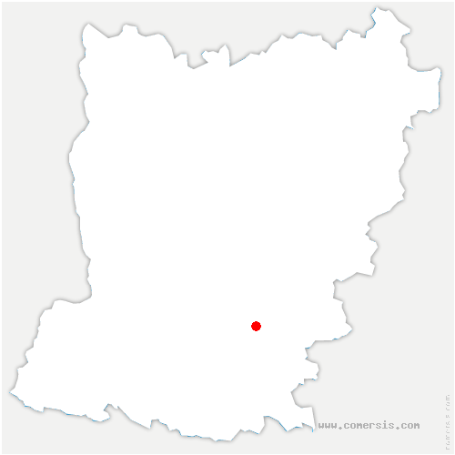 carte de localisation d'Écommoy