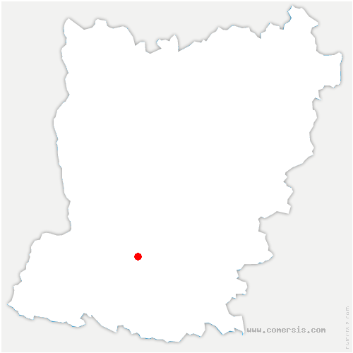 carte de localisation de la Fontaine-Saint-Martin