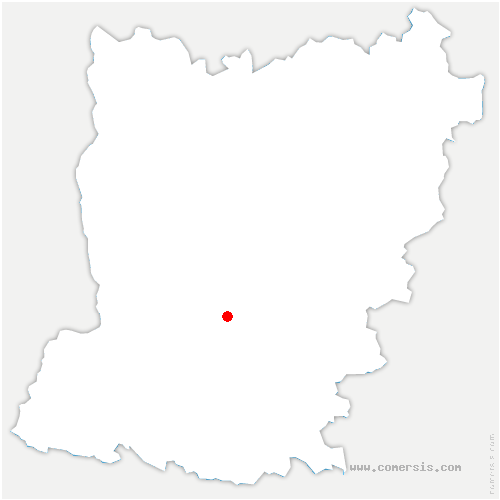 carte de localisation de Guécélard
