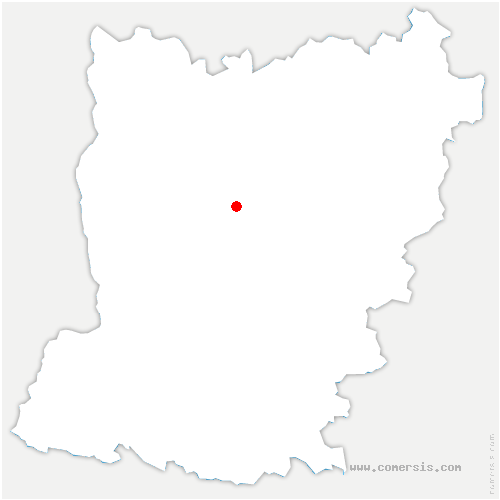 carte de localisation de la Guierche