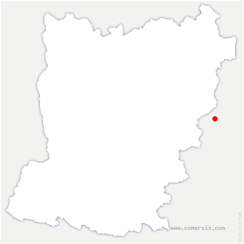 carte de localisation de l'Hôme-Chamondot
