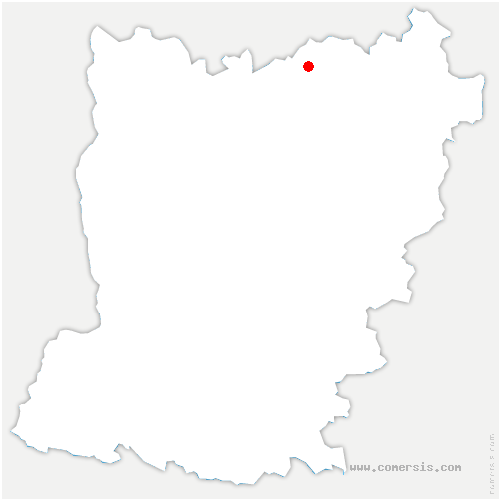 carte de localisation du Housseau-Brétignolles