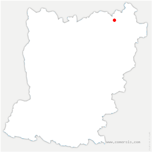 carte de localisation de Javron-les-Chapelles