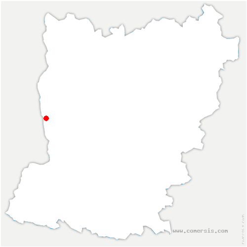 carte de localisation de Joué-en-Charnie