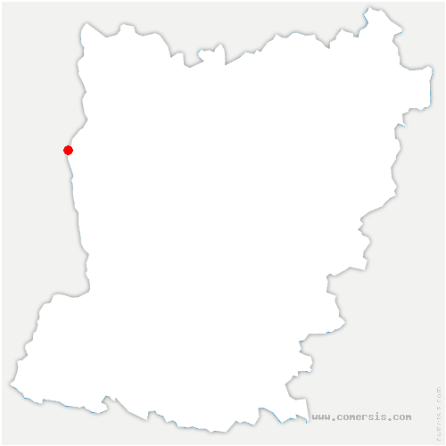 carte de localisation de Juvigné