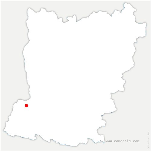 carte de localisation de Laubrières