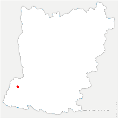 carte de localisation de Louailles