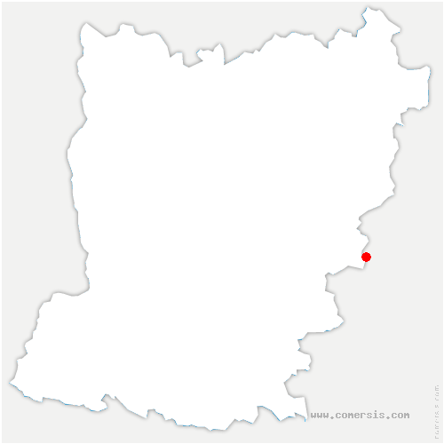 carte de localisation de Maison-Maugis