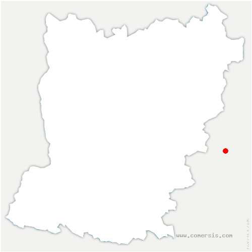 carte de localisation de Marolles-lès-Saint-Calais