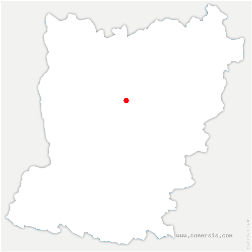 carte de localisation de Martigné-sur-Mayenne