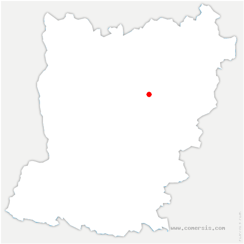 carte de localisation du Merlerault