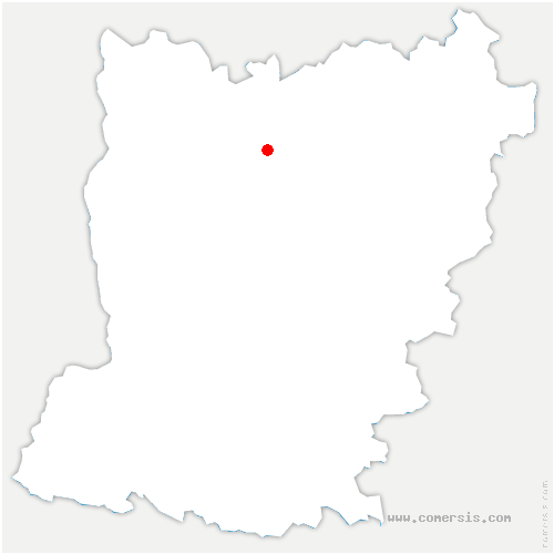 carte de localisation de Meurcé
