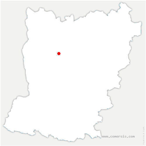 carte de localisation de Mézières-sous-Lavardin