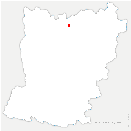 carte de localisation de Miré