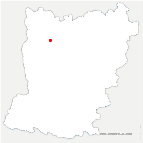 carte de localisation de Moitron-sur-Sarthe