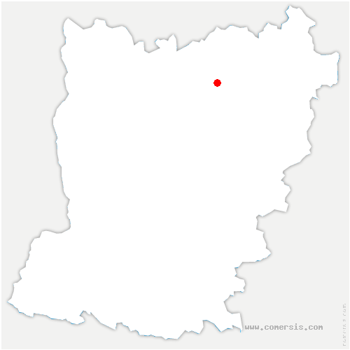carte de localisation de Moncé-en-Saosnois