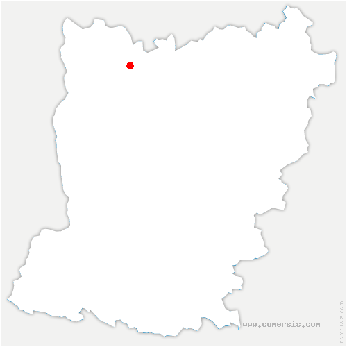 carte de localisation de Montguillon