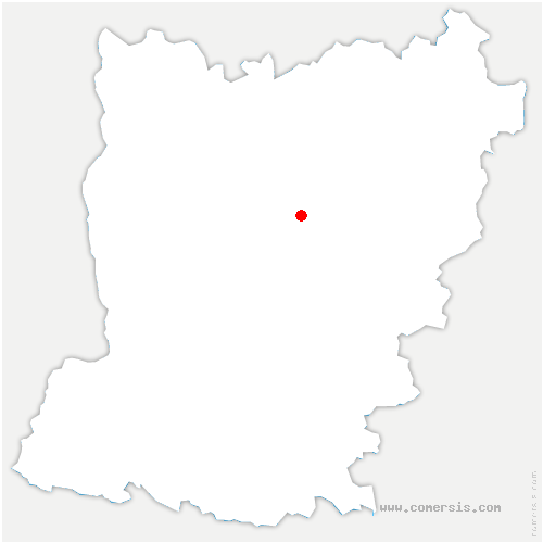 carte de localisation de Montourtier