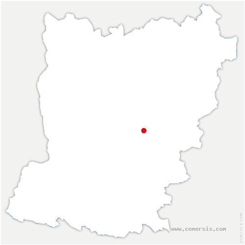 carte de localisation de Neuilly-le-Bisson