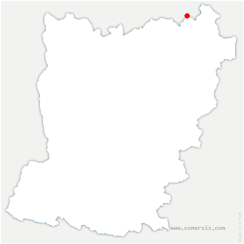carte de localisation de Neuilly-le-Vendin